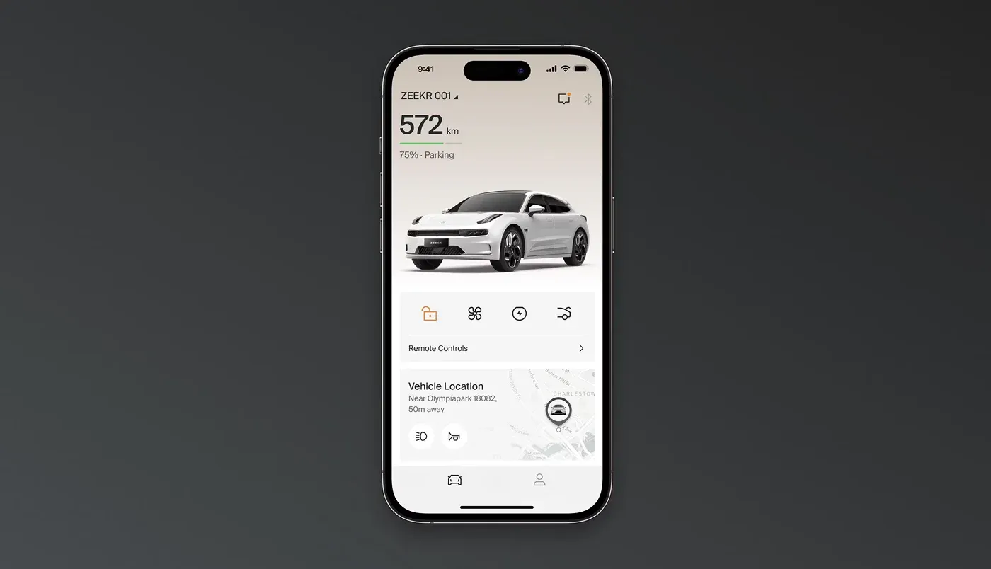 „Zeekr Connected“ programėlė